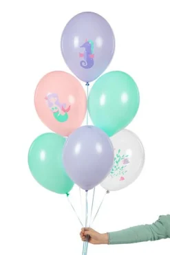 Zeemeermin Ballonnen 30cm 6st