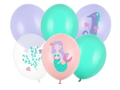Zeemeermin Ballonnen 30cm 6st
