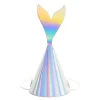 Zeemeermin Feesthoedjes 18cm 6st