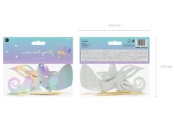 Zeemeermin Taart Topper Set 3 delig