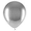 Zilveren Ballonnen Chroom 30cm 10st