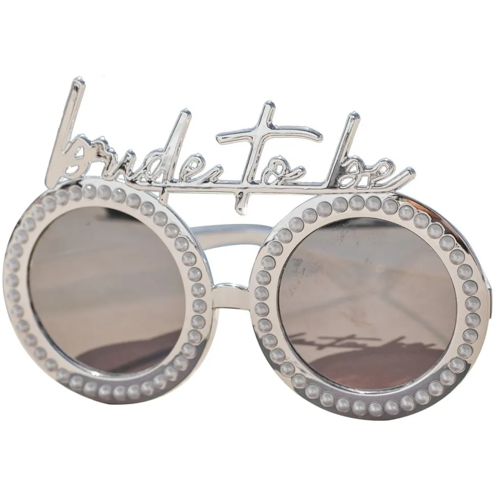 Zilveren Bril Bride To Be Parels