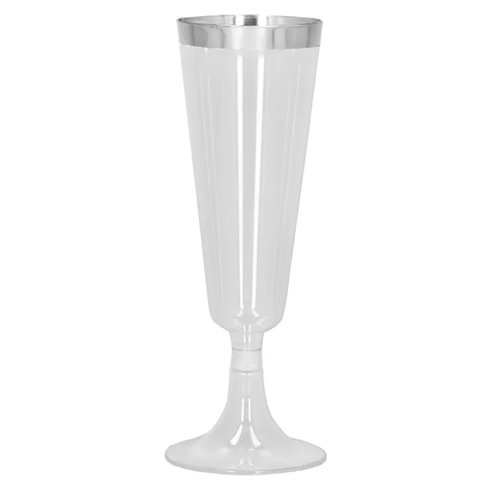 Zilveren Champagne Glazen 4st