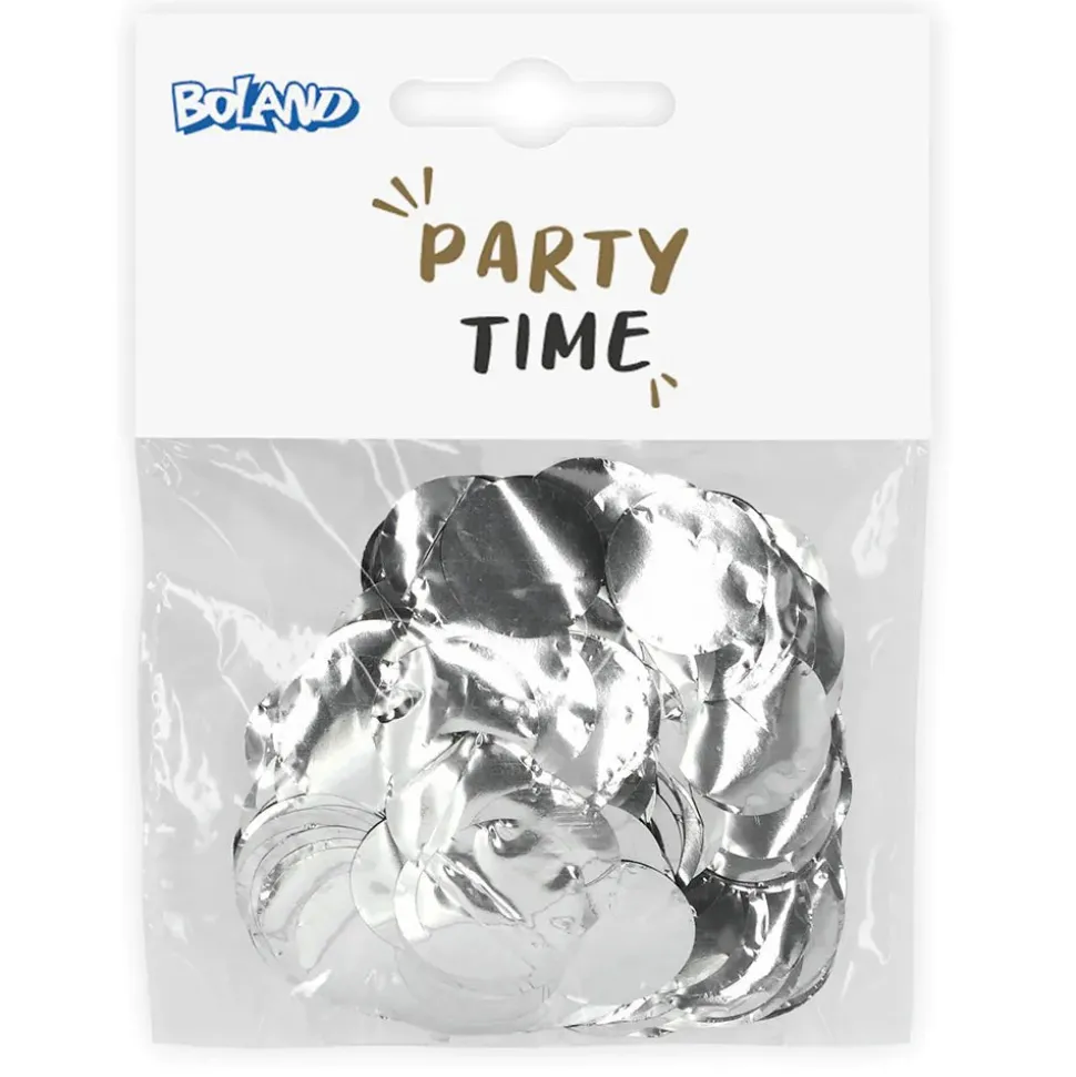 Zilveren Confetti Zak Metallic 30g