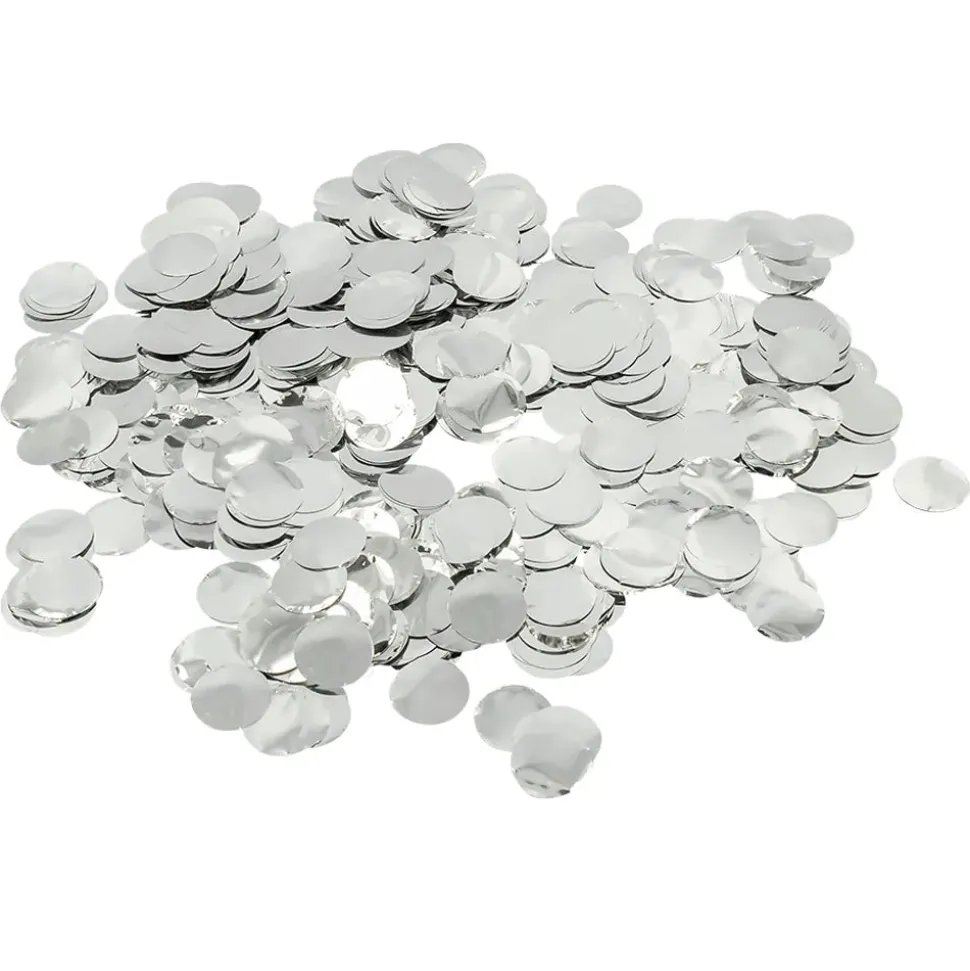 Zilveren Confetti Zak Metallic 30g