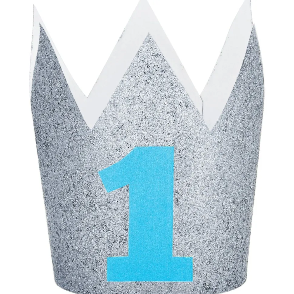 Zilveren Kroon 1 Jaar 10cm