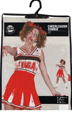 Zombie Halloween Kostuum Dames Cheerleader