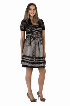 Zwart Bruine Dirndl Jurk Oktoberfest Dames