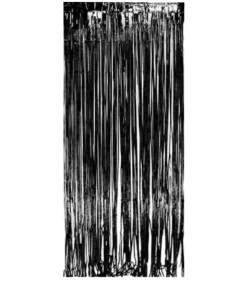 Zwart Deurgordijn Folie 2,4m