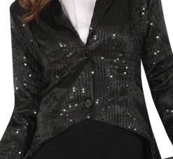 Zwarte Blazer Dames Pailletten