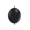 Zwarte Knoopballonnen 30cm 50st