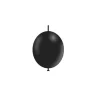 Zwarte Knoopballonnen 15cm 100st