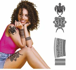 Zwarte Nep Tattoos Dames