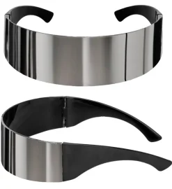 Zwarte Zonnebril Spiegelglas